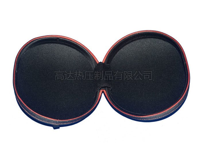Customize Hard Headphone Travel Case / Smooth PU Surface Earphone Carrying Case Eco Friendly