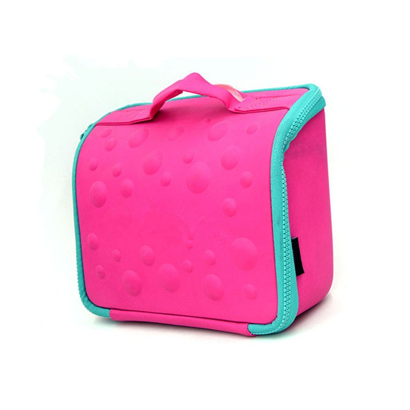 Waterproof EVA Carrying Case, Red Hand Schoolbag With Logo Embossed