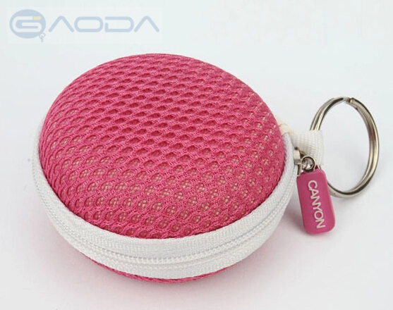 Small Fashionable earphone Carrying Case With Customized Logo