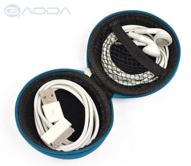Small Fashionable earphone Carrying Case With Customized Logo